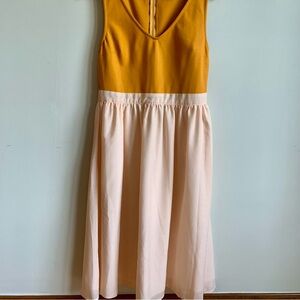 Modcloth Striped midi dress M